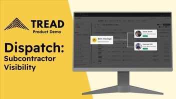 Dispatch: Subcontractor Visibility